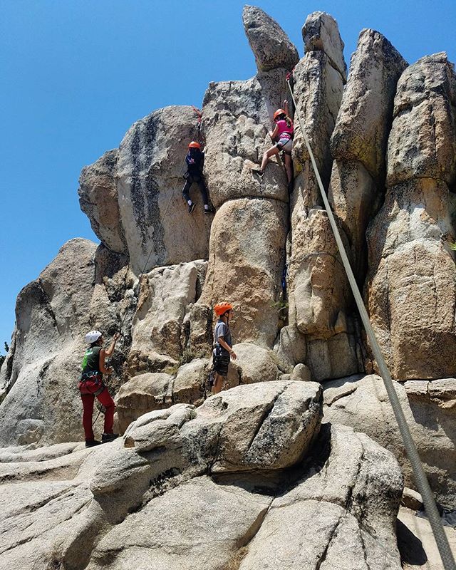 Start them young! Big Bear climbing crew. Everyone crushed it to the fullest.