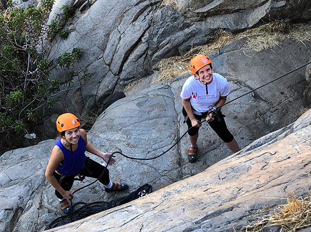 Big smiles at our Intro to Rock Climbing class this morning! Laura, Shelly and Viviane are cruising up the rocks like they have been doing this many times before. Thanks to our guide @the_cosmic_serpant who is again making sure that expectations are being topped. Who wants the come out next weekend? Happy Sunday everybody.