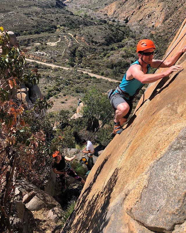 Amazing day out with our new friends from Wisconsin. Working on slab skills and California tans... couldn’t have asked for a better day  stoke levels were truly higher than the rocks at Mission Trails. Thanks for coming out.