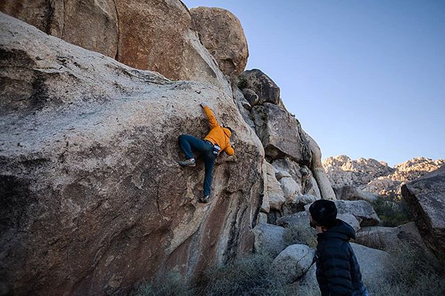 @nakededgeclimbing on a brisk and early morning stroll on the rocks.